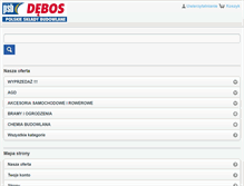 Tablet Screenshot of debos.pl